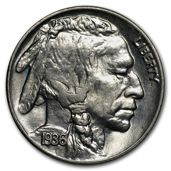 1936 Buffalo Nickel BU 1936 Buffalo Nickel BU